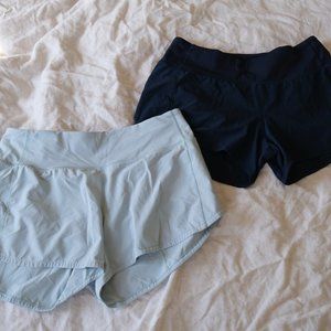 Lulu Lemon Speed Up Shorts Light Blue Size 6